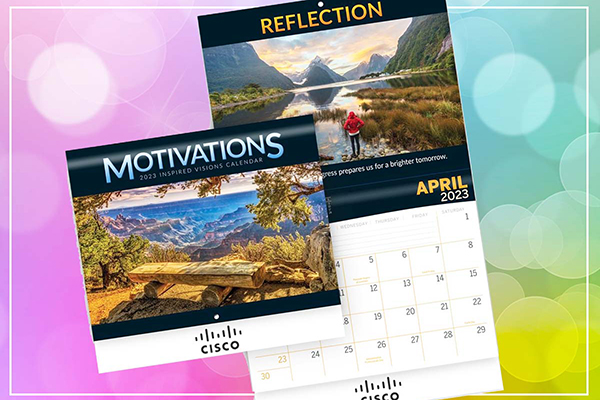 Free Inspired Visions 2023 Wall Calendar