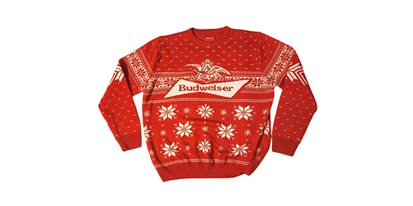 Free Budweiser Holiday Sweater