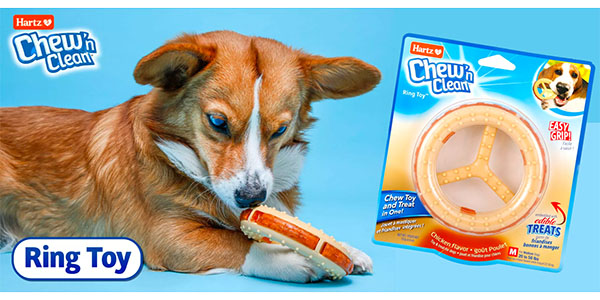 Free Chew ‘n Clean Ring Dog Toy